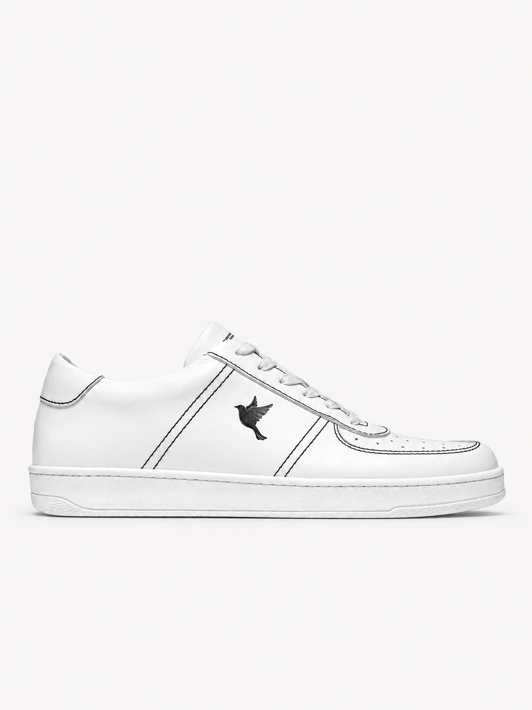 The Proper Fly Sneaker — White / Black — principal product view