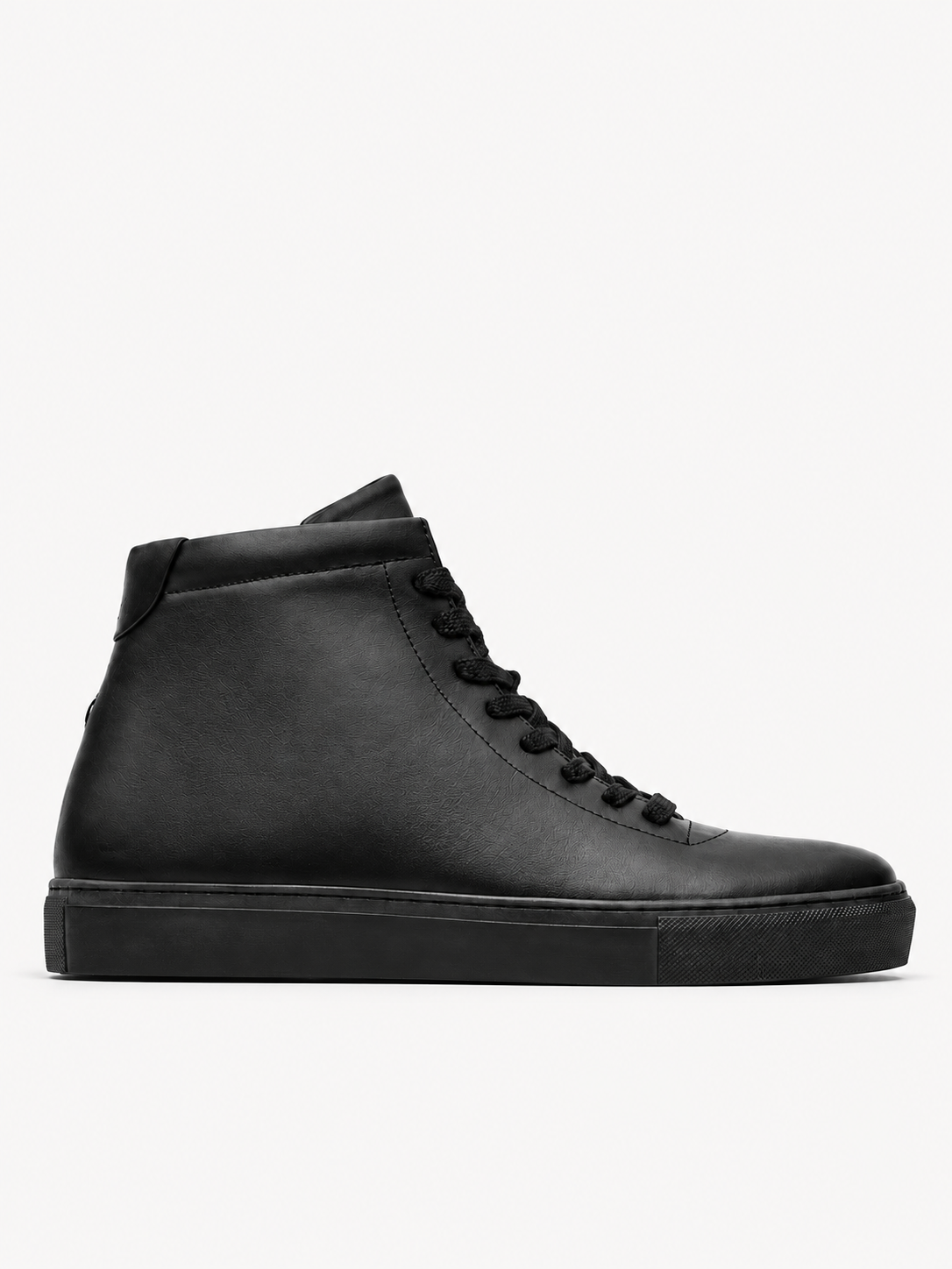 The Proper High-Top Sneaker — Black — principal product view