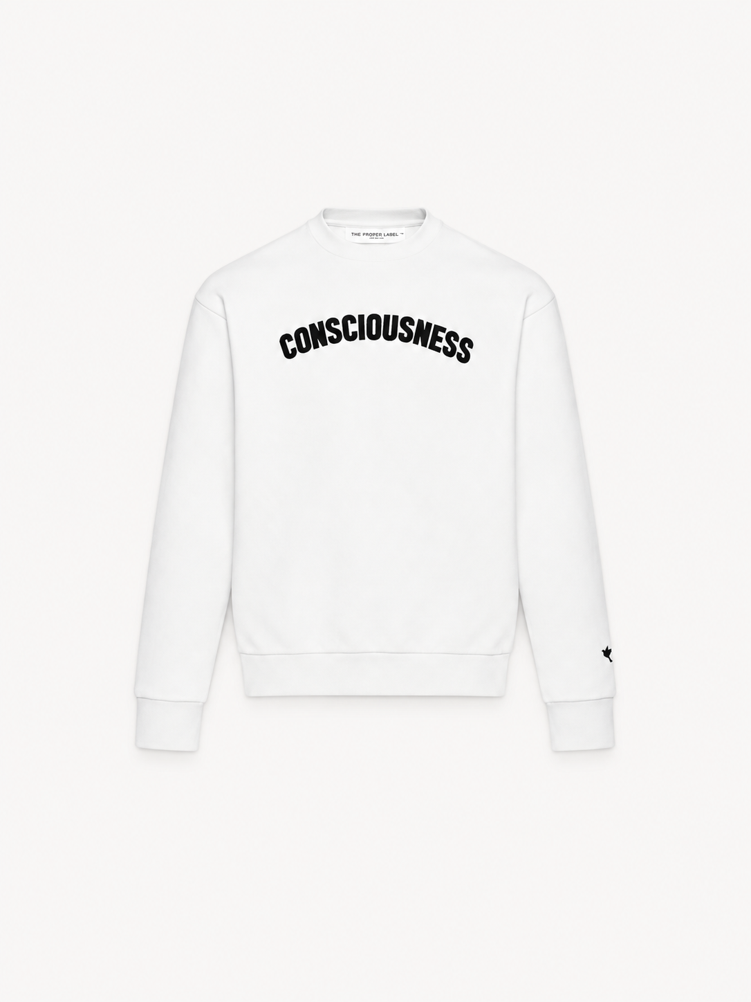 Consciousness sweatshirt — white — Archive 2023 — principal product view