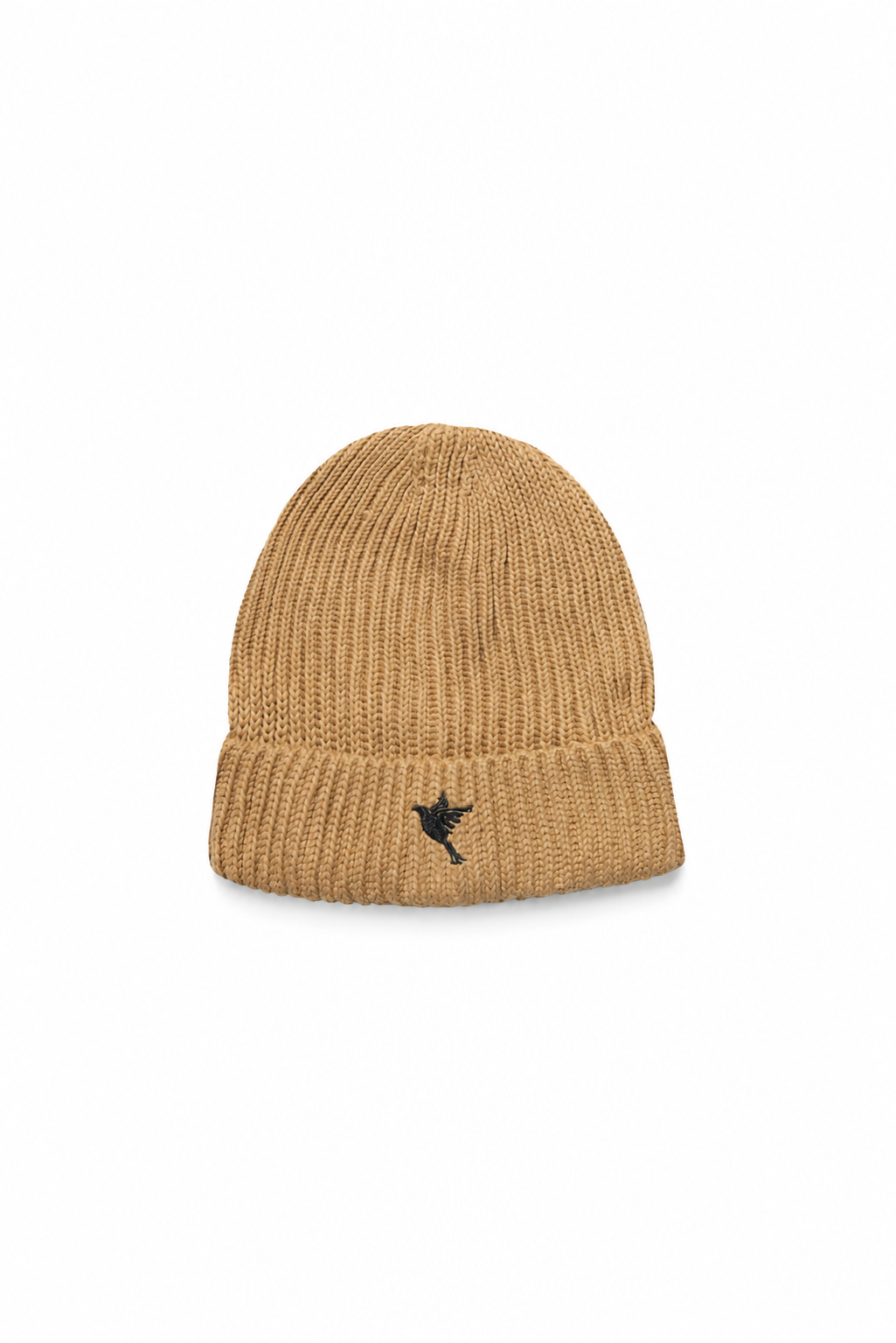 Dove beanie — beige — single product view on the Maison studio background.