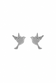 Dove earrings — single product view on the Maison studio background.