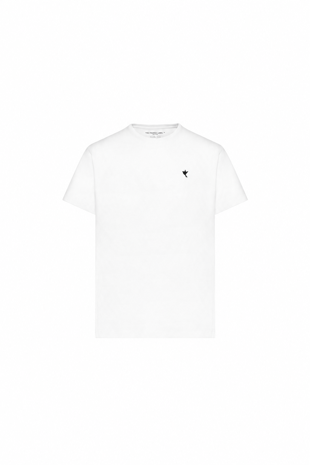 Dove T-shirt — white — single product view on the Maison studio background.