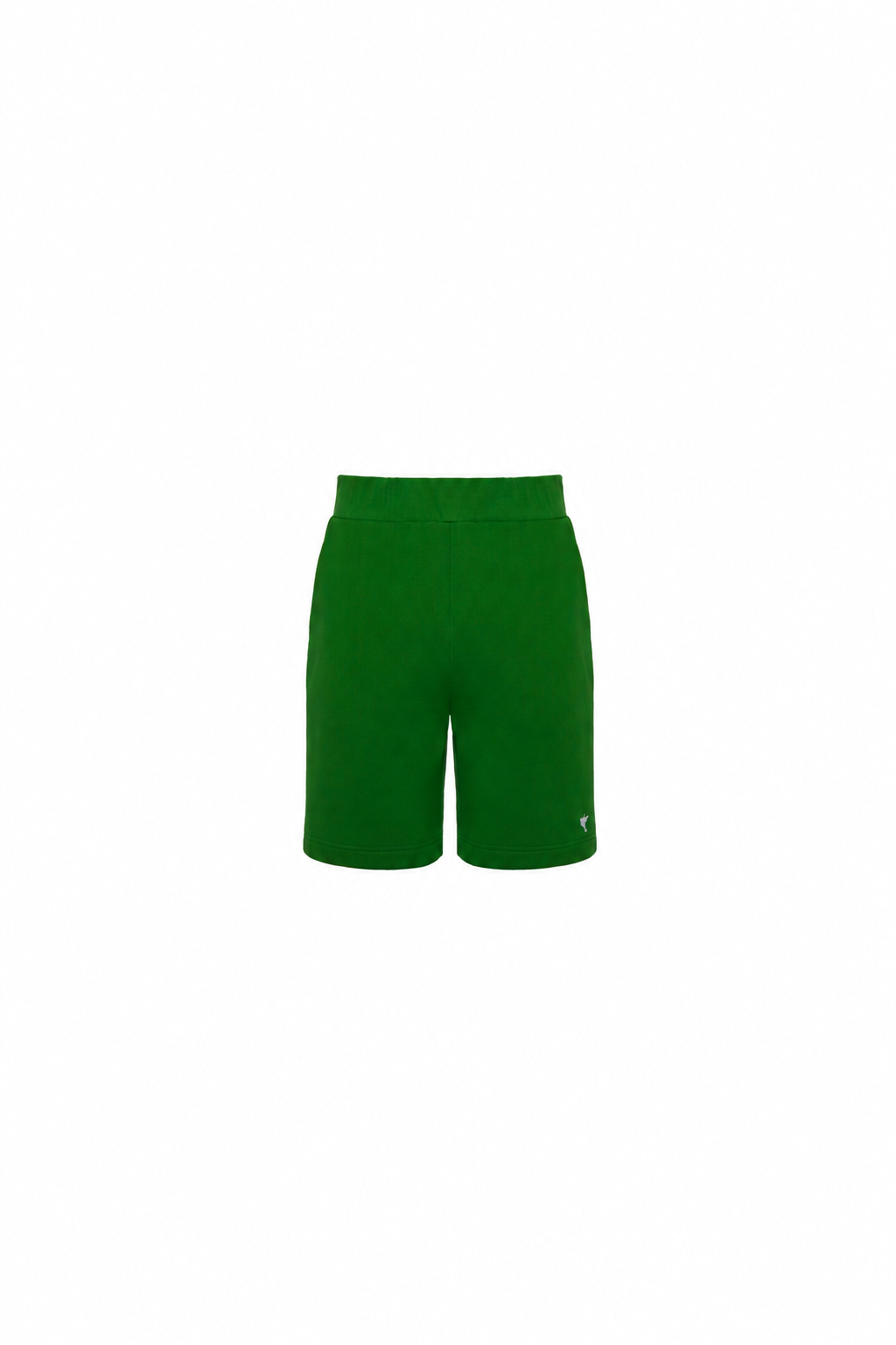 Shorts — green — single product view on the Maison studio background.