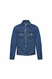 The Proper Denim Jacket — single product view on the Maison studio background.