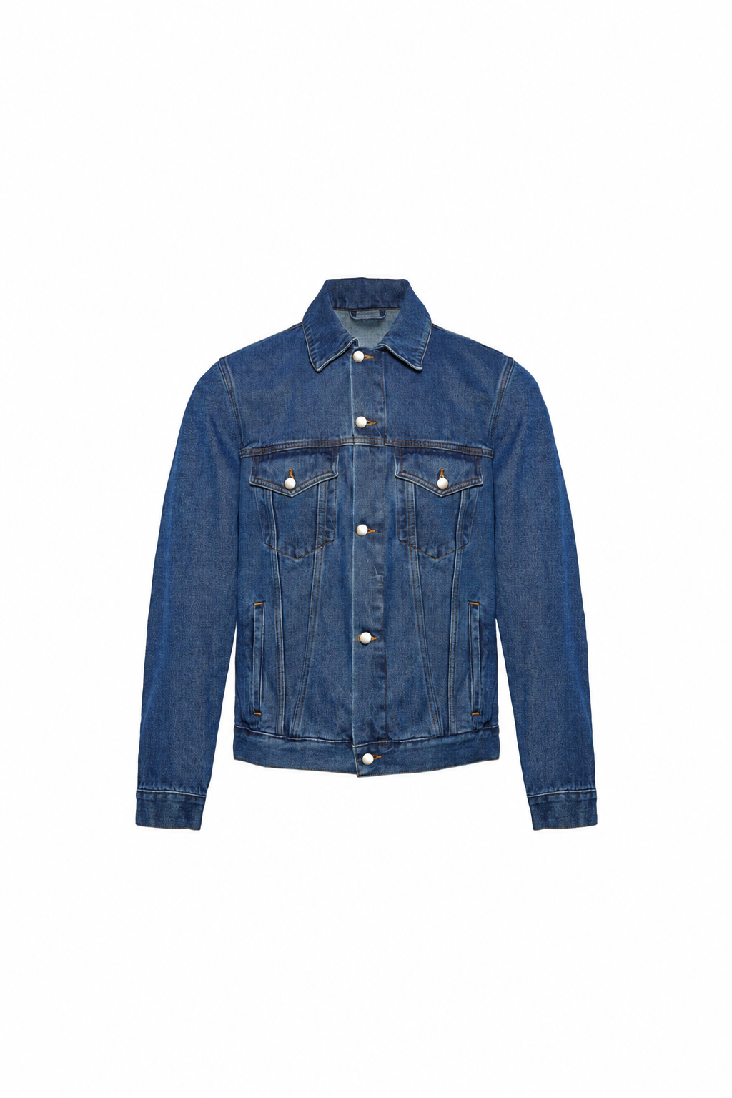 The Proper Denim Jacket — single product view on the Maison studio background.