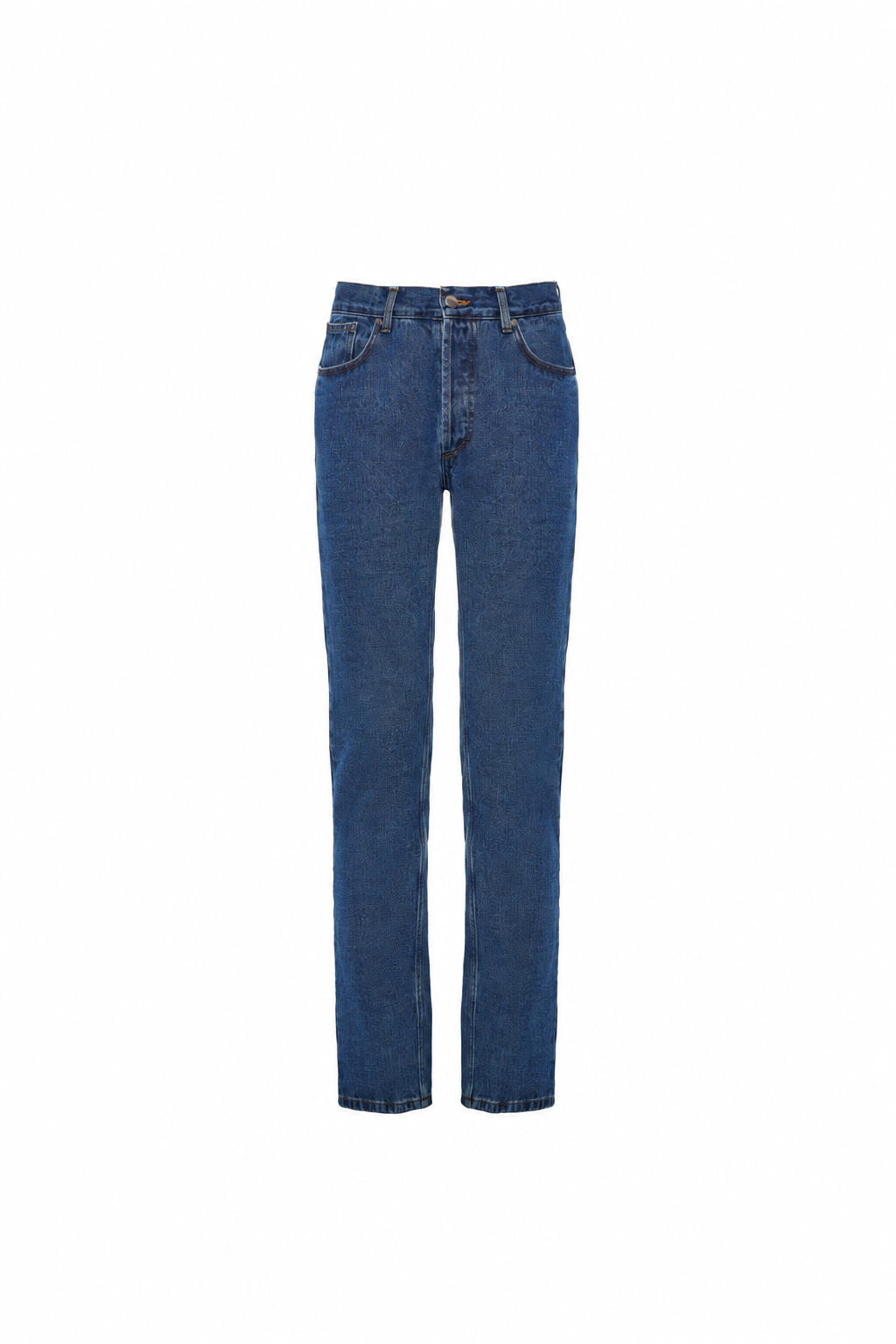 The Proper Denim Trousers — single product view on the Maison studio background.