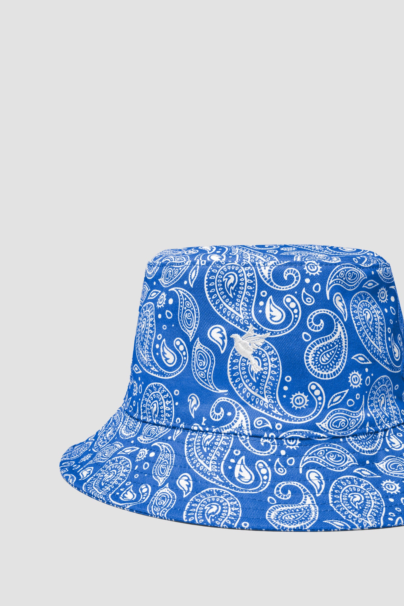 Paisley bucket hat — blue — 2