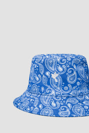 Paisley bucket hat — blue — 2