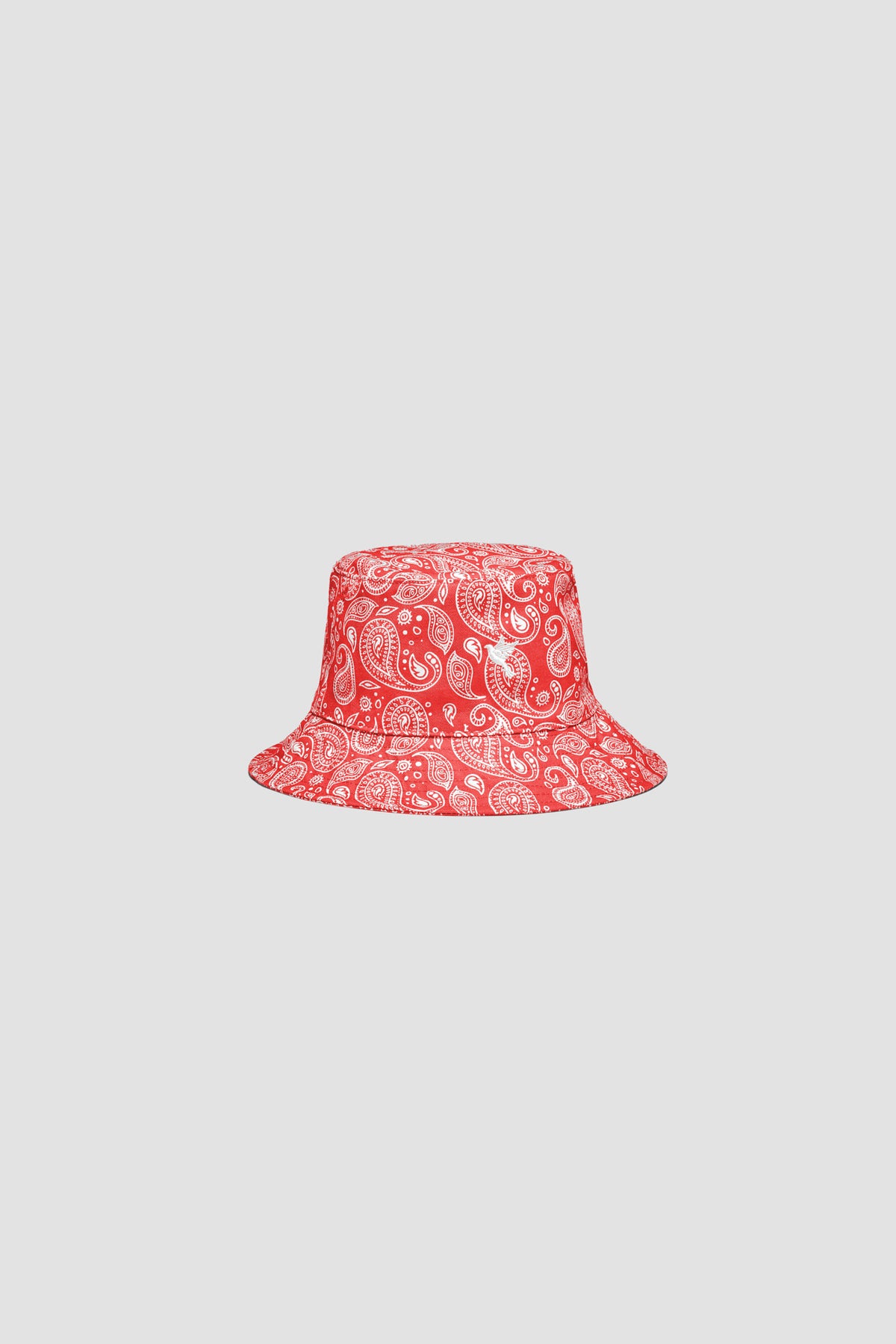 Paisley bucket hat — red — 1