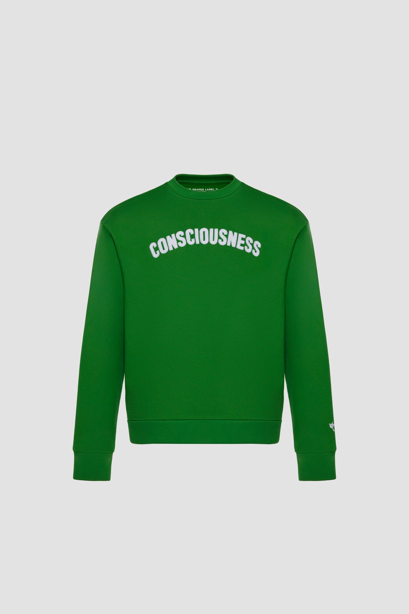 Consciousness sweatshirt — green — 1