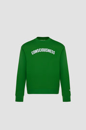 Consciousness sweatshirt — green — 1