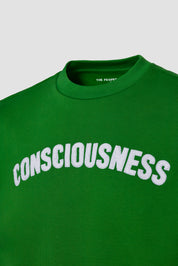 Consciousness sweatshirt — green — 2