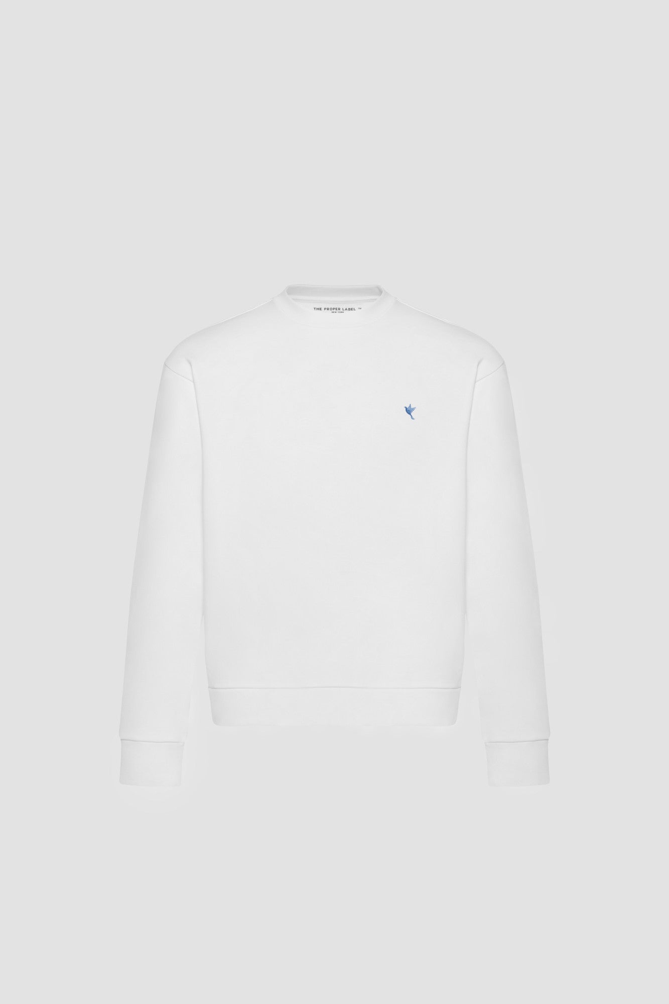 Dove sweatshirt — white / blue — 1