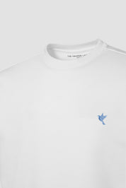 Dove sweatshirt — white / blue — 2