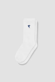 Dove socks — white / blue — 1