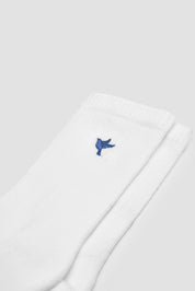 Dove socks — white / blue — 2