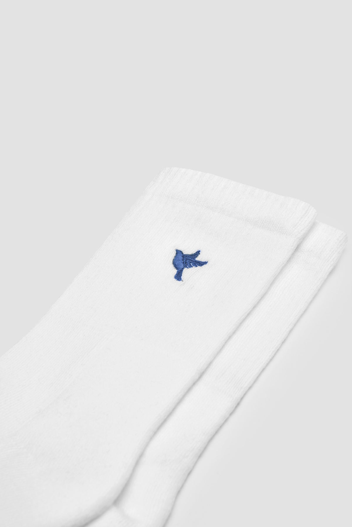 Dove socks — white / blue — 2
