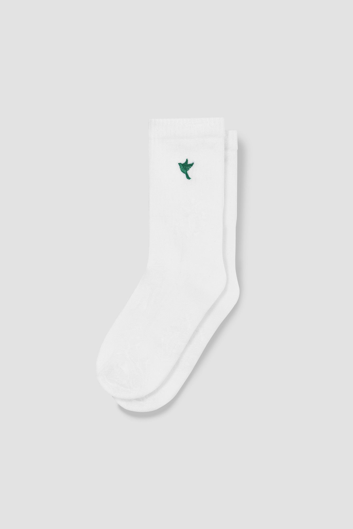 Dove socks — white / green — 1