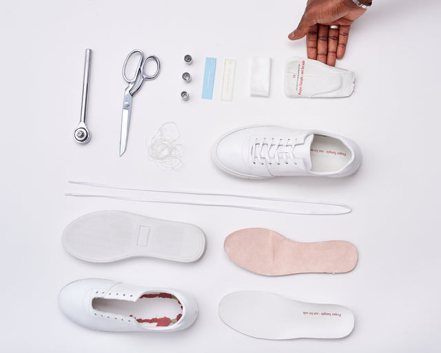 Sample archive — tongue and sole components.