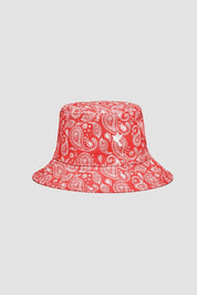 BY TPL ® Bucket Hat Bandana Red [White Dove] - The Proper Label ™