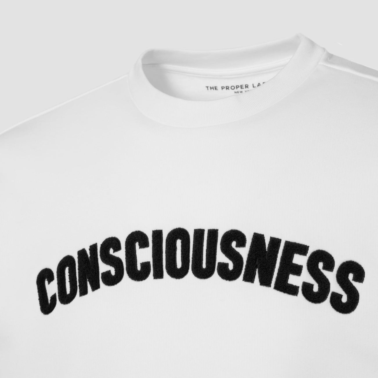 BY TPL ® Consciousness Crewneck White - The Proper Label ™