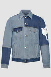 BY TPL ® Patchwork Denim Jacket Indigo - The Proper Label ™