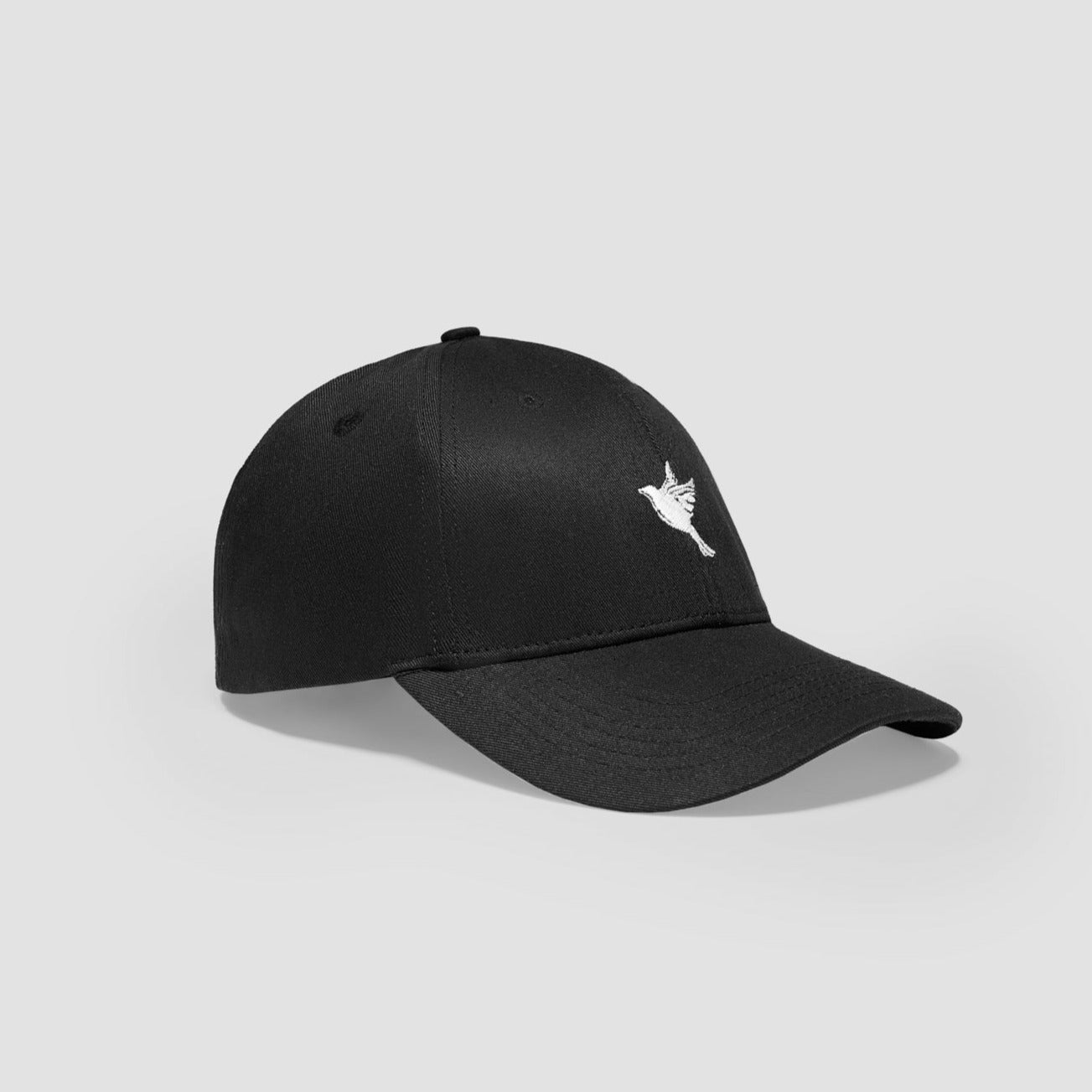 The Proper Baseball Cap ™ Black [White Dove] - The Proper Label ™