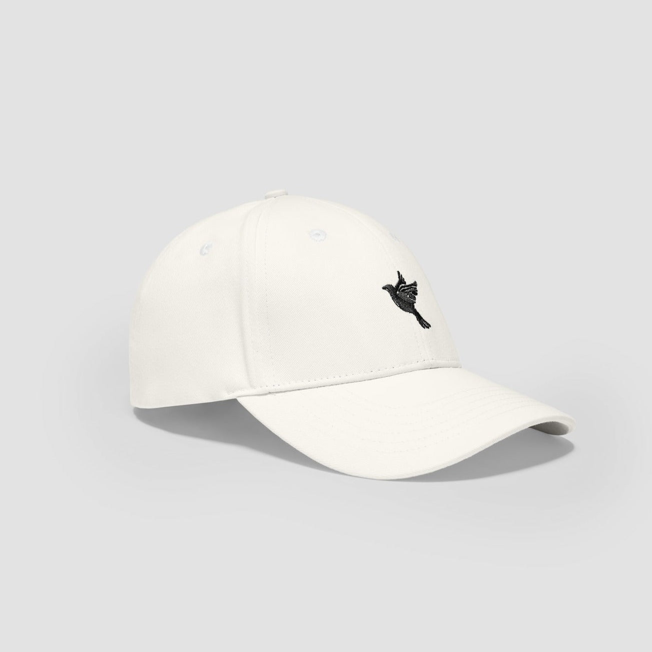 The Proper Baseball Cap ™ White [Black Dove] - The Proper Label ™