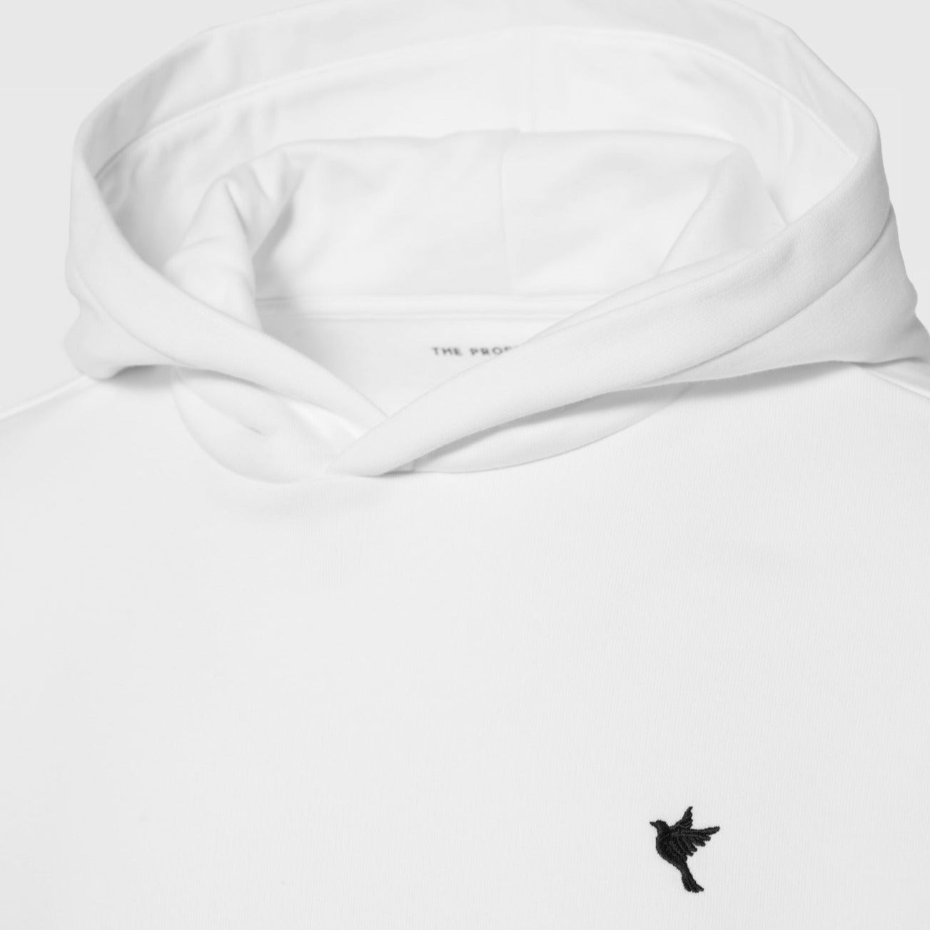 The Proper Hoodie ™ White [Black Dove] - The Proper Label ™