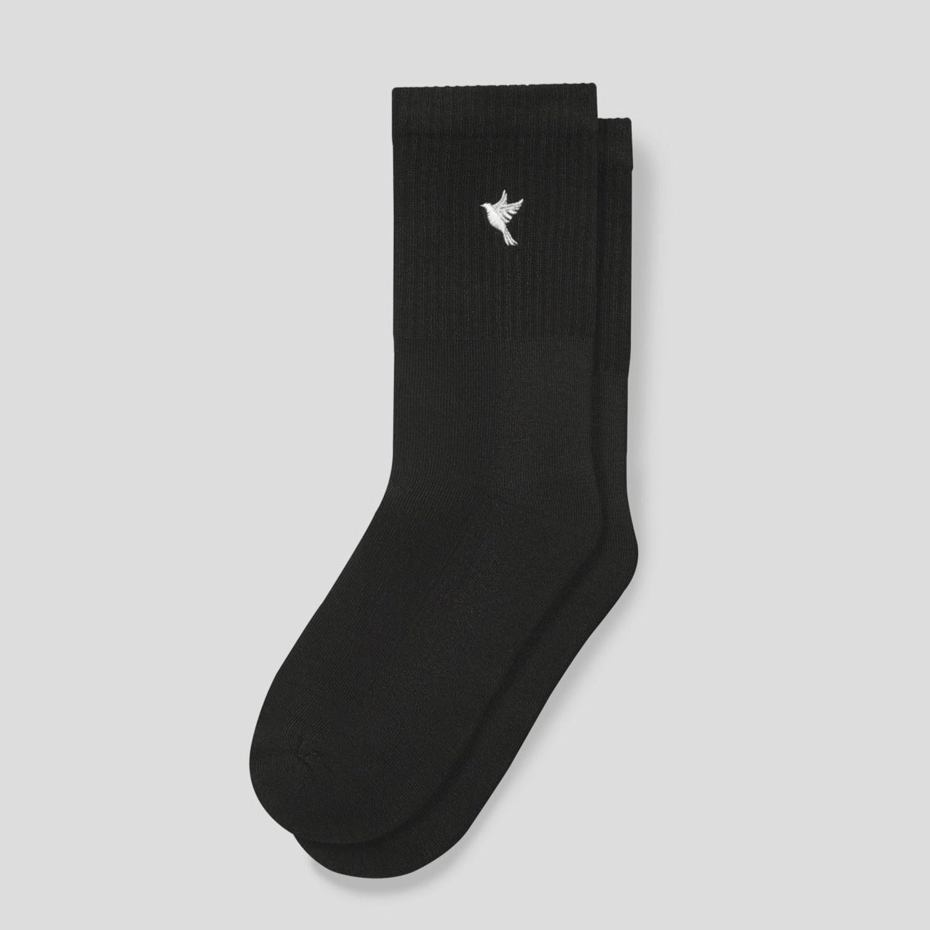 The Proper Socks ™ Black [White Dove] - The Proper Label ™