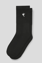 The Proper Socks ™ Black [White Dove] - The Proper Label ™