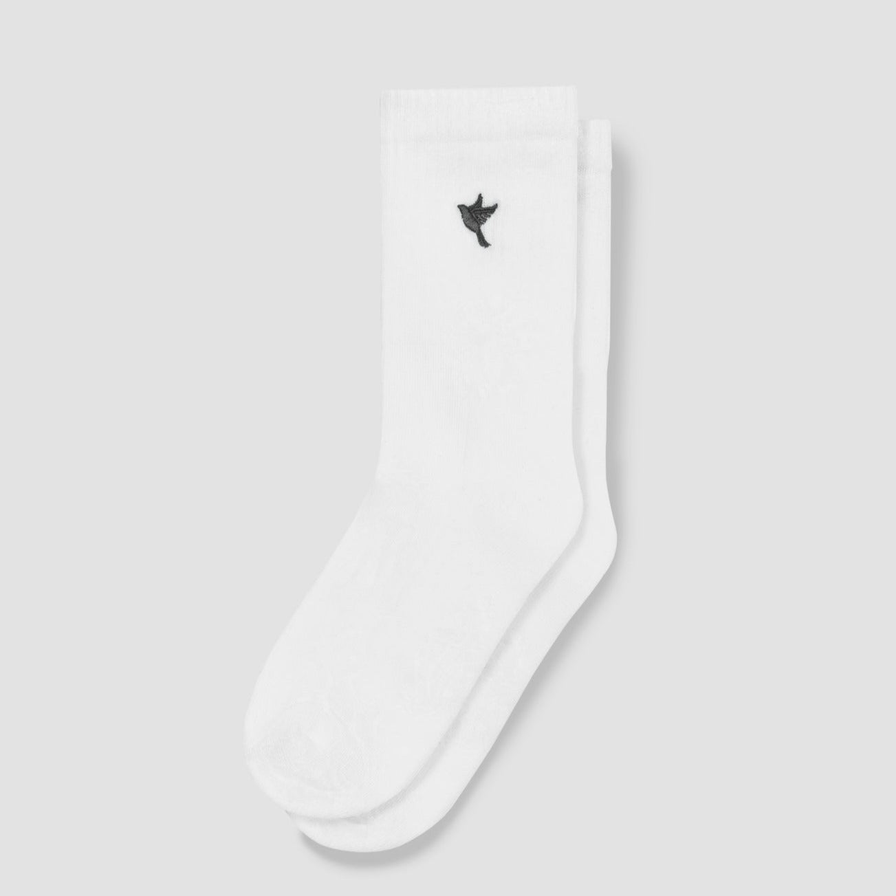 The Proper Socks ™ White [Black Dove] - The Proper Label ™