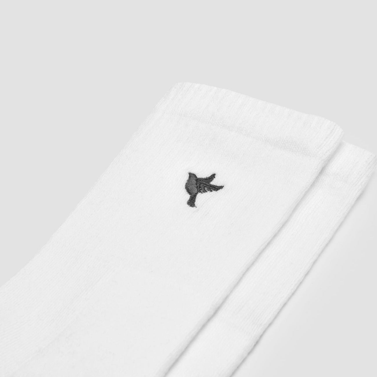 The Proper Socks ™ White [Black Dove] - The Proper Label ™