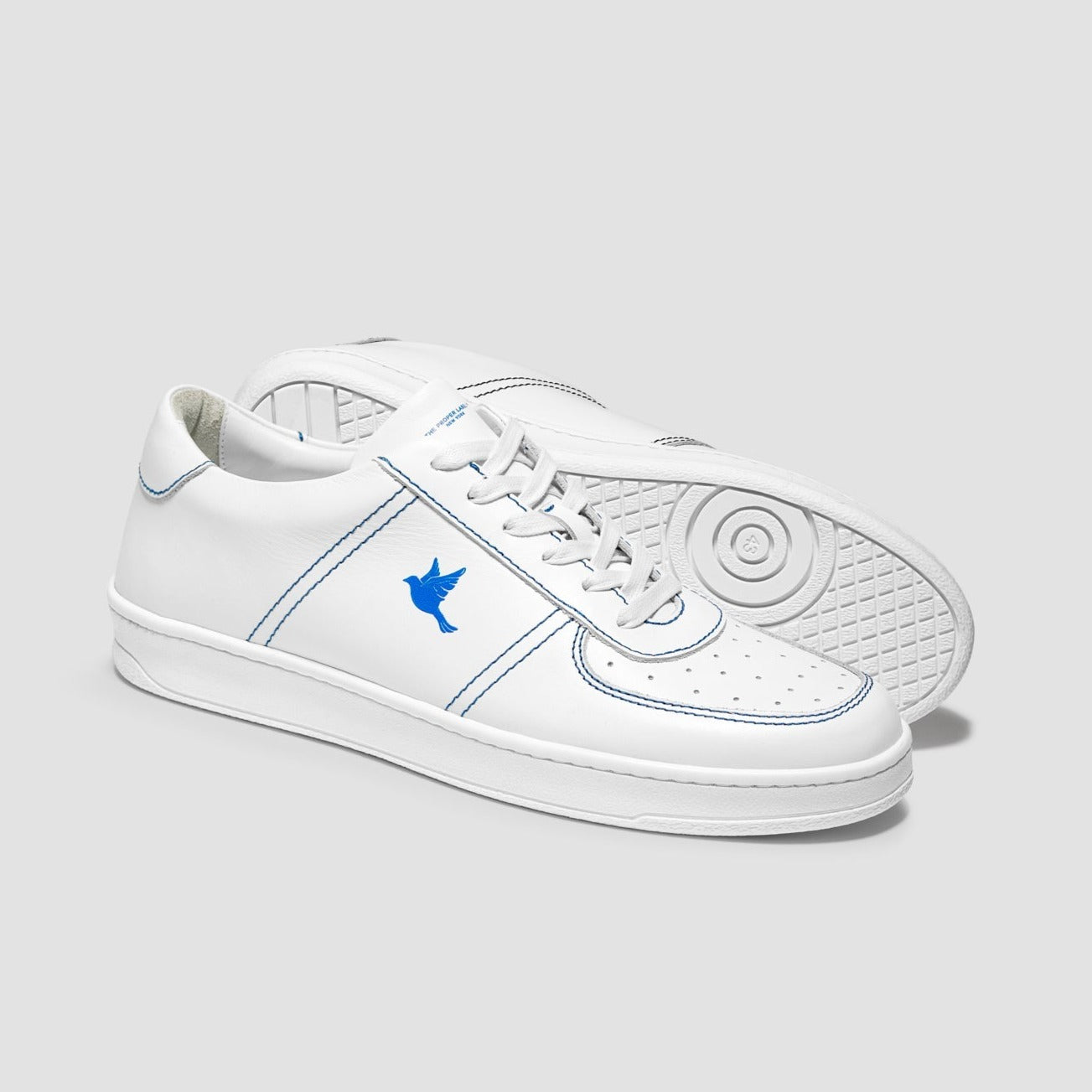 TPL ® Fly Proper White-Royal Blue - The Proper Label ™