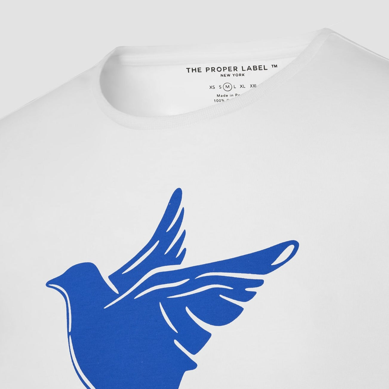 TPL ® Tee Shirt [Large Blue Dove Print] - The Proper Label ®